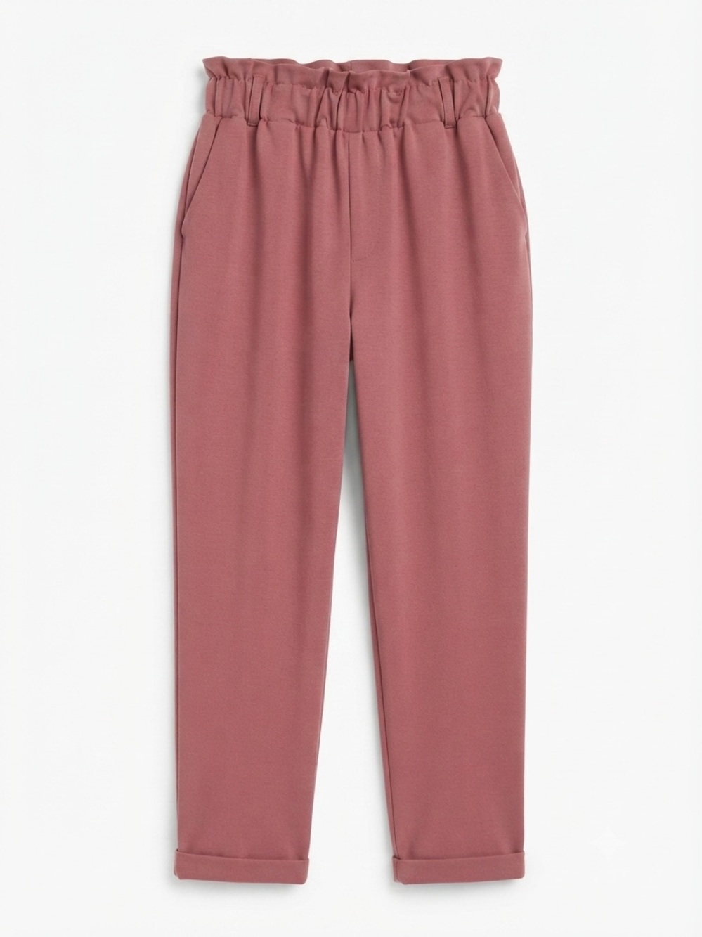 Maurices Dusty Rose / Mauve Paperbag Dress Pants